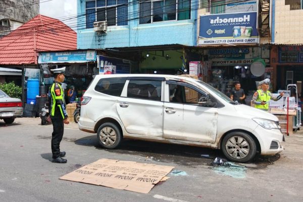 Kecelakaan di Jalan Yos Soedarso Simpang Priuk LubukLinggau Satu Orang Dipastikan Meninggal